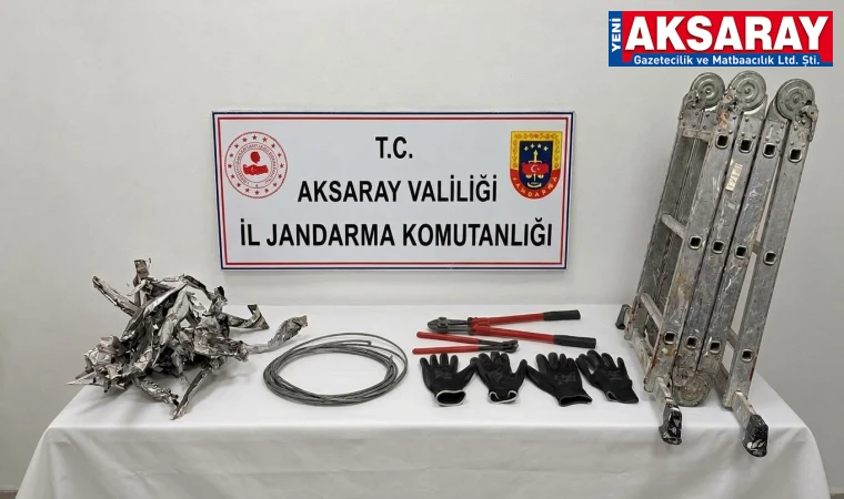 Kablo hırsızları yakalandı, ceza evine gönderildi