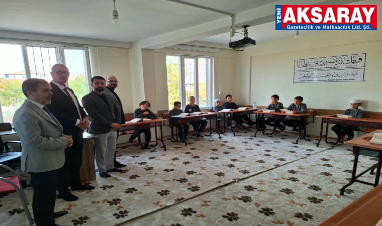 Kur’an Kurslarına anlamlı ziyaret