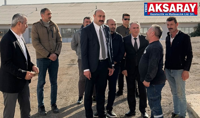 ÖZEL İDAREYE AİT Şantiye ve atölye sahasına inceleme