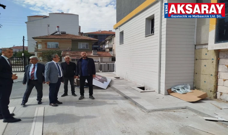 Yapımı devam eden okul inşaatları incelendi