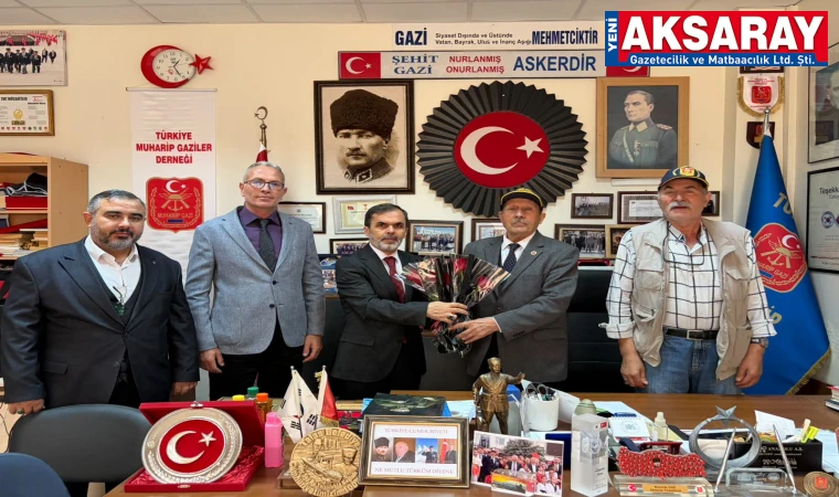 Yeni Müftü Ali Efe Şehit ve Gazi Derneklerini ziyaret etti