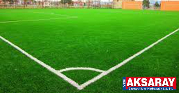 Sentetik çim yüzeyli futbol sahası yaptırılacak