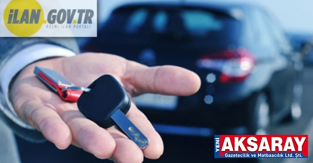 Şoförlü araç kiralama hizmeti alınacak