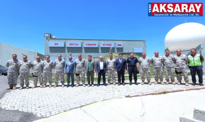 HAVA RADAR ÜSSÜ ZİYARETİ Moral ve motivasyon desteği