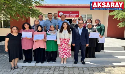 Sarıyahşi’de kadınların sergisi beğenildi