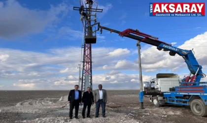 ESKİL OSB Fabrika alanlarına elektrik hatları çekiliyor
