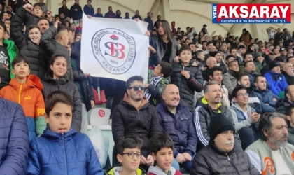 Öğrenciler Aksarayspor'a destek verdi