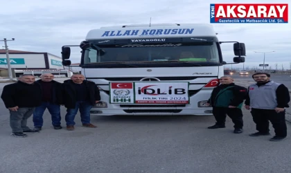 Suriye’ye insani yardım gönderildi
