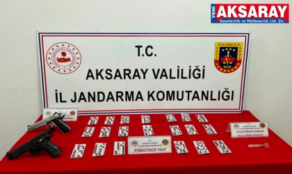 Uyuşturucu haplarla yakalandı