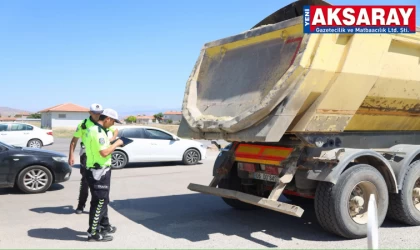 Hafriyat kamyonlarına sıkı denetim