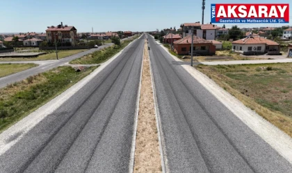 25 Metrelik yeni bulvar asfaltlandı
