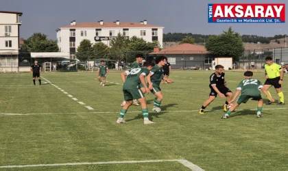Aksaraspor ilk hazırlık maçını oynadı Aksarayspor: 2 – Konyaspor U19: 2