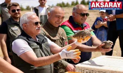 Keneye karşı kınalı keklikleri doğaya saldık