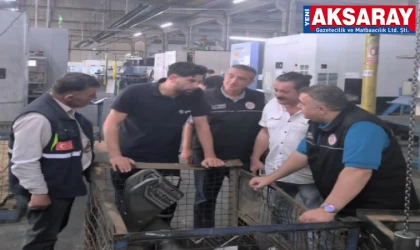 Otomotiv ve makine parçaları üreten firmayı inceledi