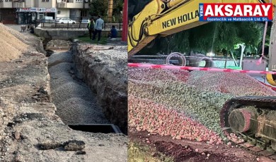 Yağmur suyu hattı çalışmaları başladıö