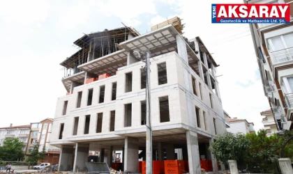 Yeni akademi binasında inşaat çalışmaları sürüyor