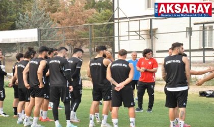 Aksarayspor’da 1. Etap kampı sona erdi