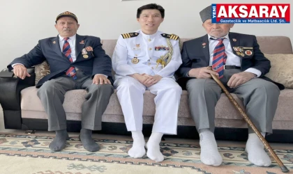 Koreli askeri yetkiliden Aksaray’daki Kore Gazisine anlamlı ziyaret
