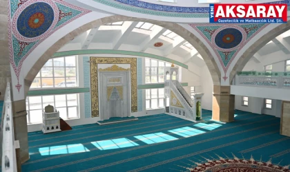 Yeni yapılan Camii ibadete hazır hale getirildi
