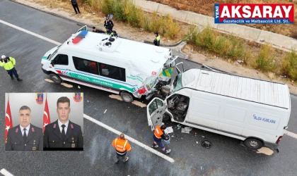 JANDARMA ARACINA MİNİBÜS ÇARPTI: 2 jandarma şehit, 1 vatandaş hayatını kaybetti