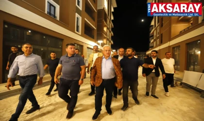 Kentsel Dönüşüm alanında gece incelemesi