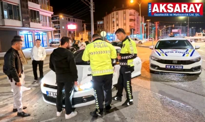 Abartılı egzozlu araca 11 bin 434 lira ceza kesildi