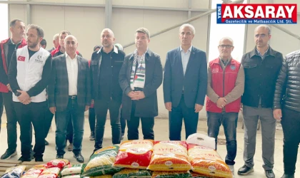 Aksaray'dan Gazze'ye yardım kampanyası başlatıldı