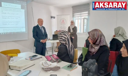 ARAPÇA KURSUNA KATILANLARA SESLENDİ ‘Kur’an’ın dili çok kıymetli’