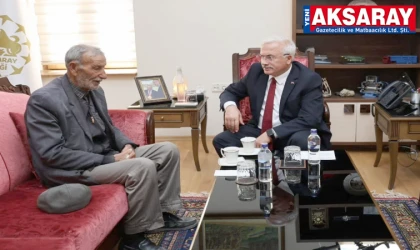 Çanakkale Kahramanının torunu makamda ağırlandı