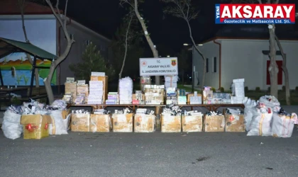  JANDARMA'DAN DEV KAÇAKÇILIK OPERASYONU 14 Milyon TL değerinde mal ele geçirildi