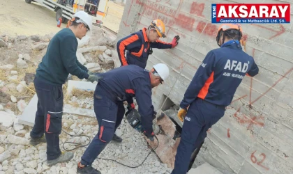 AFAD’DAN BOTAŞ PERSONELİNE Enkazda Arama Kurtarma Eğitimi