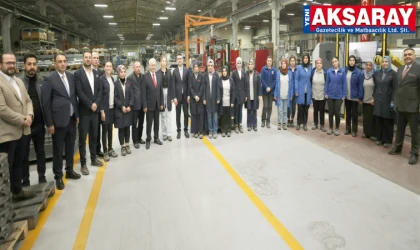 Aksaray'ın milli motor üretim üssü AEMOT ziyaret edildi