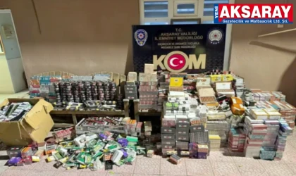 Bir kamyon kaçak ürün