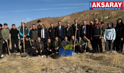 EĞİTİM VE DOĞA BULUŞTU  Millî Eğitim Hatıra Ormanı'na fidan dikildi