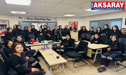 Fabrikanın kadın çalışanlarından kadına şiddete hayır çığlığı