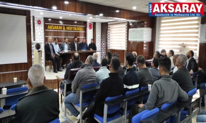 Hükümlüler Müftülükte misafir edildi