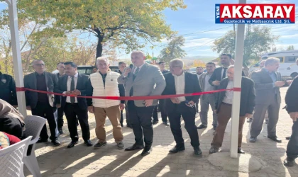 Muhtarlık binası törenle açıldı