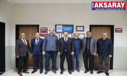 SOSYAL BILIMLER ENSTITÜSÜ Müdür Duman’a hayırlı olsun ziyareti