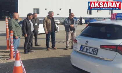Sürücü Kursu Sınav alanını incelendi