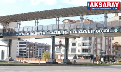 Yaya üst geçidi açılışa hazır