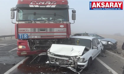 5 Araçlı zincirleme 'sis' kazası