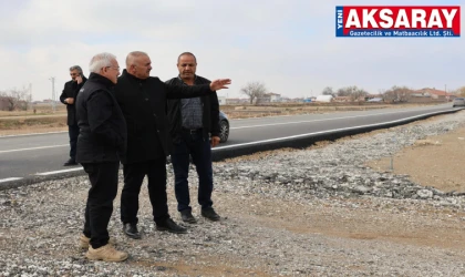 8.2 KM'LİK Yeşilova-Yeşiltepe yol çalışmalarında sona yaklaşıldı