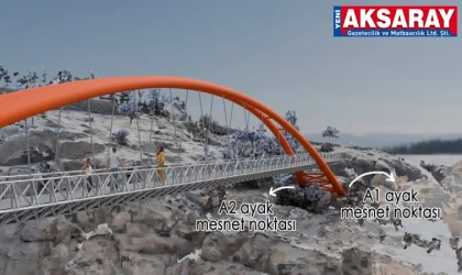 AKSARAY BELEDİYESİ DESTEK VERİYOR Güzelyurt köprü projesi ilerliyor
