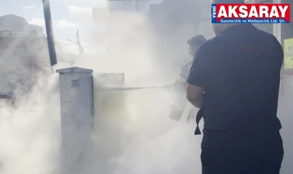 Elektrik panosundaki yangın paniğe neden oldu
