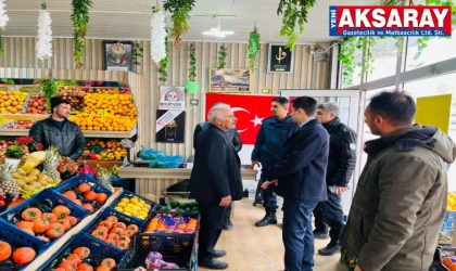 ESKİL’DE DEVLET-ESNAF BULUŞMASI Kaymakam’dan saha ziyareti