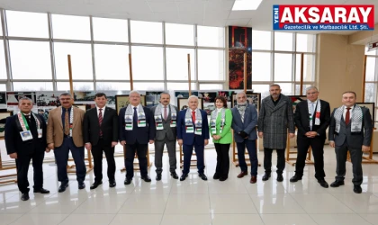 Filistinli çocuklar yararına sergi açıldı