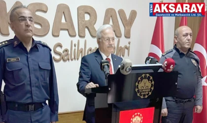Geçen ay Aksaray’ın güvenlik raporu