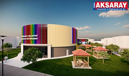 GÜNDÜZ BAKIMEVİ, KREŞ VE ÇOCUK KÜTÜPHANESİ Kapsamlı Çocuk Merkezi inşaatı yükseliyor