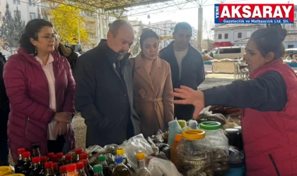 Hanımeli Pazarı’na destek verdiler