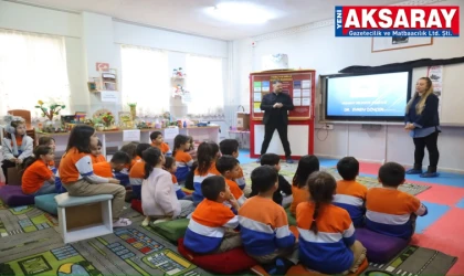 İlkokulda su tasarrufu anlatıldı